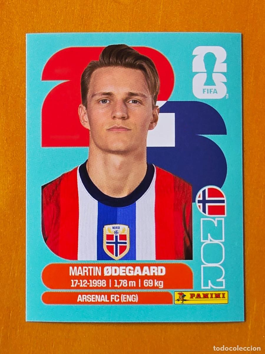 Figurine di Calcio: NOR 10 Martin Odegaard, Noruega, Panini FIFA World Cup Mundial 2026 Sticker