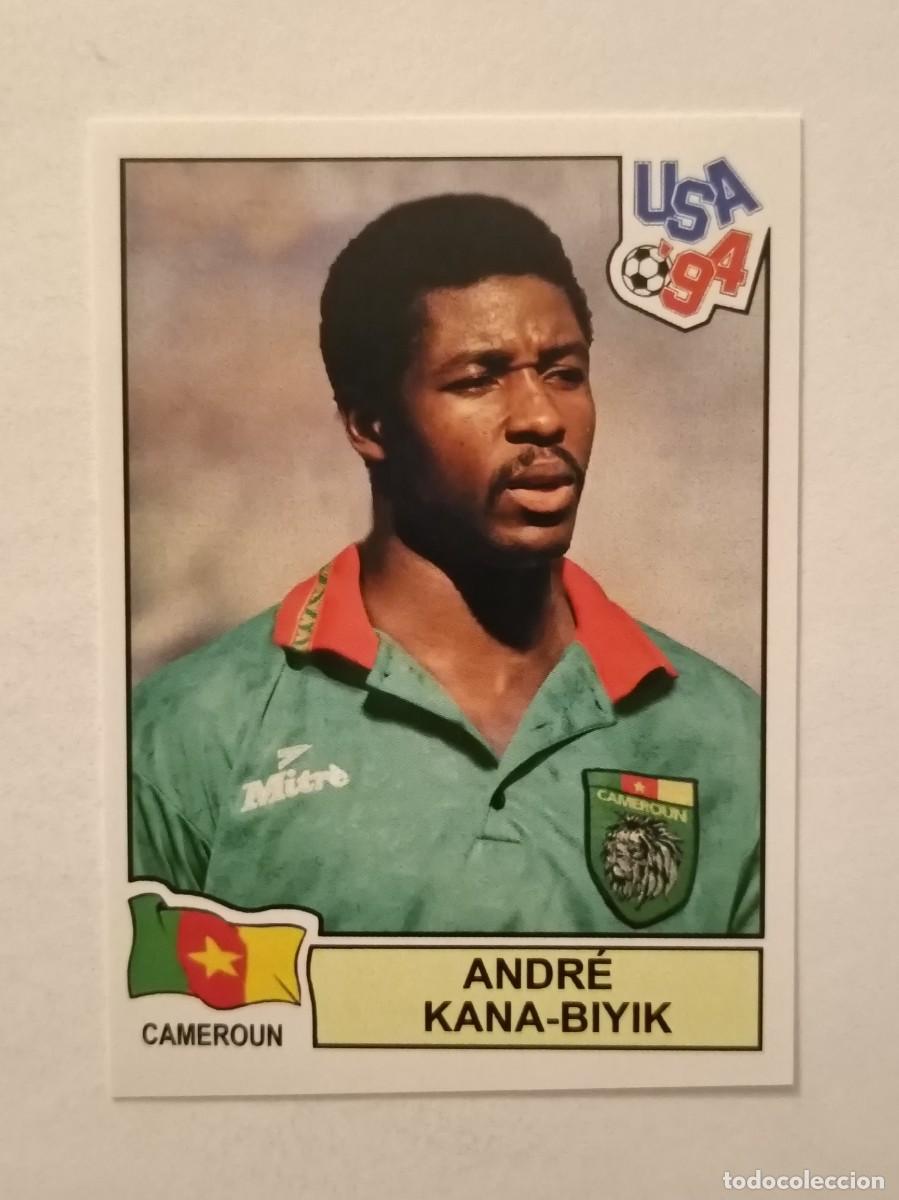 Figurine di Calcio: ANDRE KANA-BIYIK (CAMERUN) MUNDIAL USA 94 PANINI