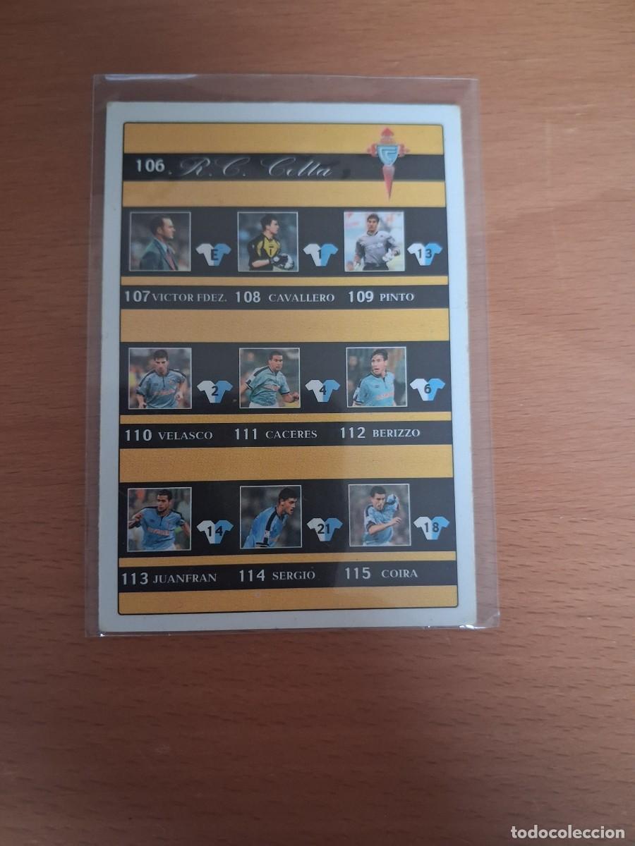 Figurine di Calcio: Fichas de la Liga de Mundicromo 2001 2002 01 02 RC Celta de Vigo 126 Indice