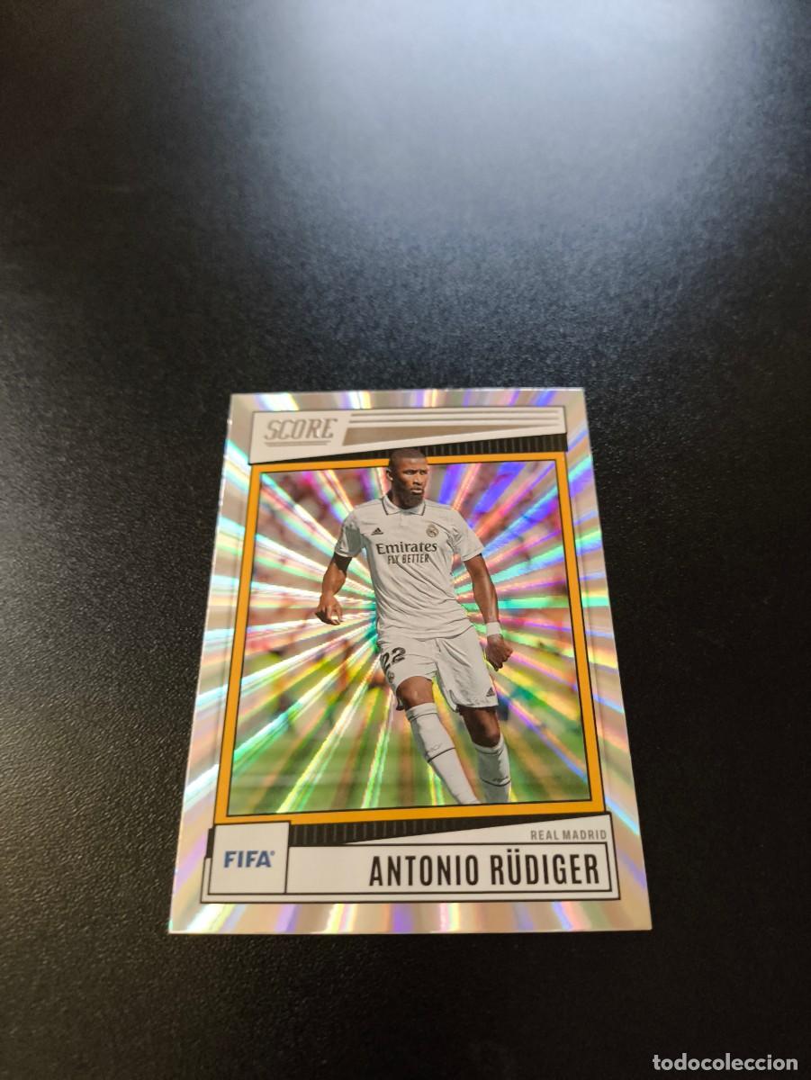 Figurine di Calcio: 145 RUDIGER REAL MADRID SILVER LASER EXPLOSION PANINI 22 23 SCORE FIFA 2022 2023 NO LIGA ESTE