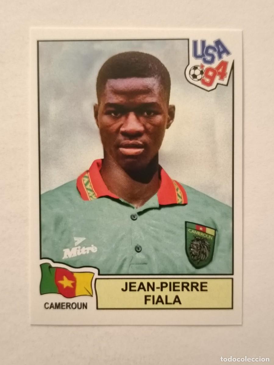 Figurine di Calcio: JEAN-PIERRE FIALA (CAMERUN) MUNDIAL USA 94 PANINI