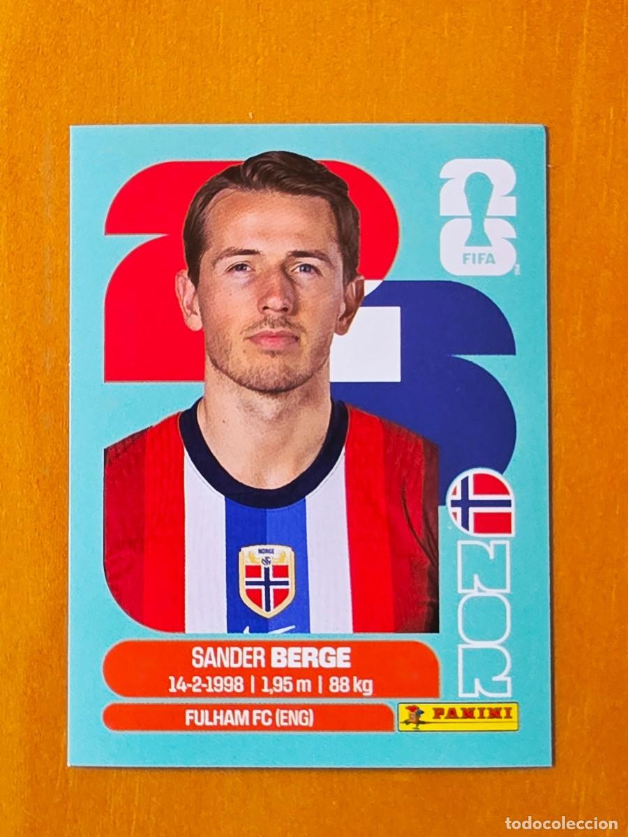 Figurine di Calcio: NOR 11 Sander Berge, Noruega, Panini FIFA World Cup Mundial 2026 Sticker