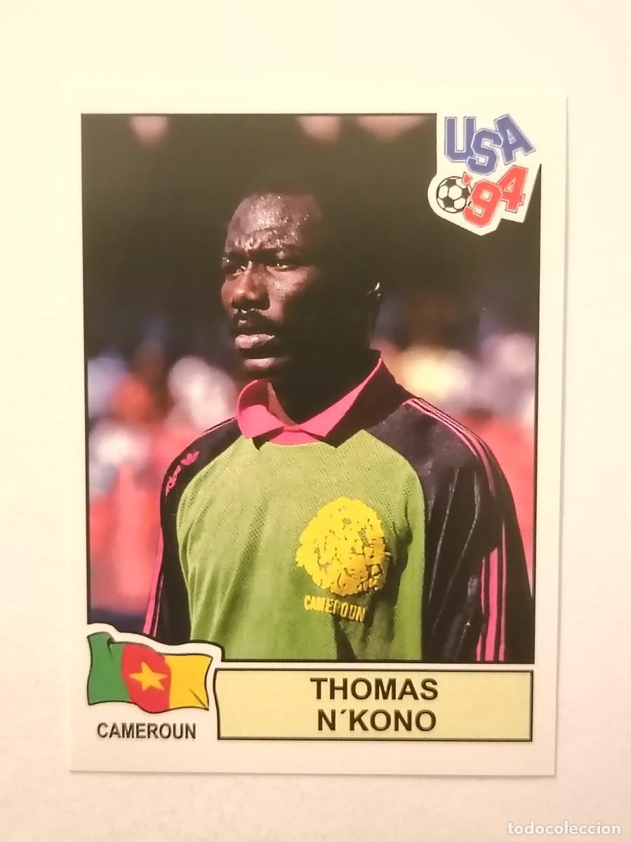 Figurine di Calcio: THOMAS N'KONO (CAMERUN) MUNDIAL USA 94 PANINI