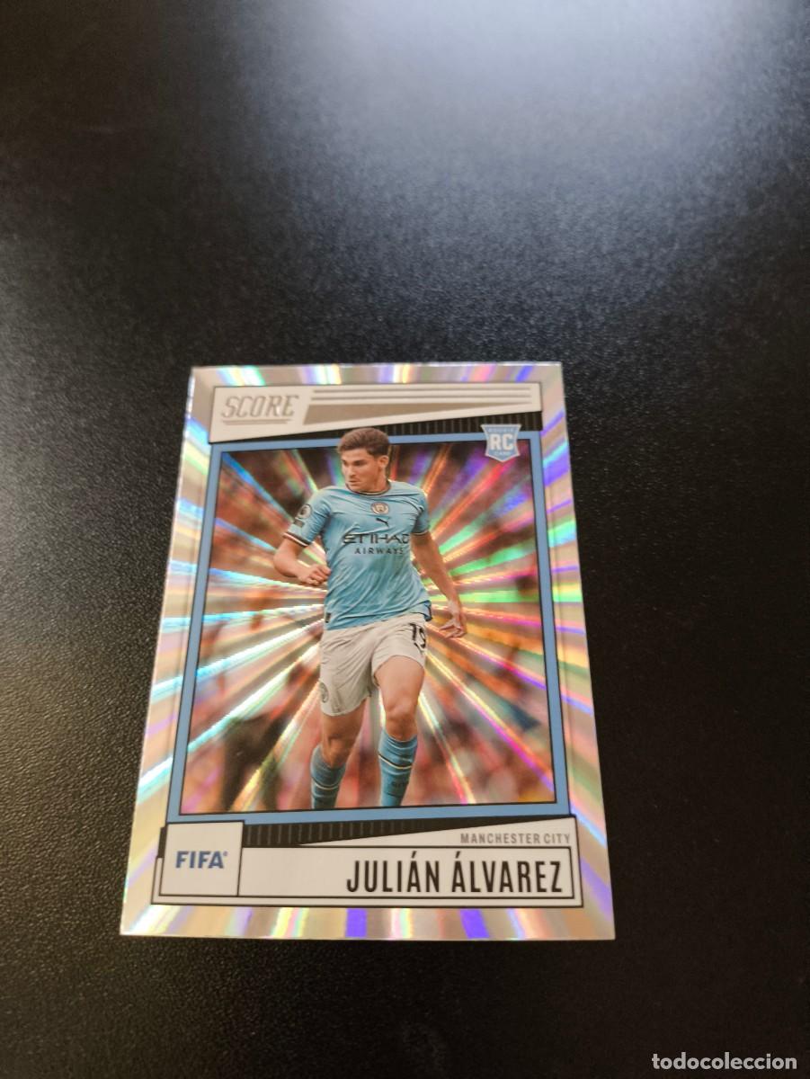 Figurine di Calcio: 179 JULIAN ALVAREZ ROOKIE MANCHESTER LASER EXPLOSION PANINI 22 23 SCORE FIFA 2022 2023 NO LIGA ESTE