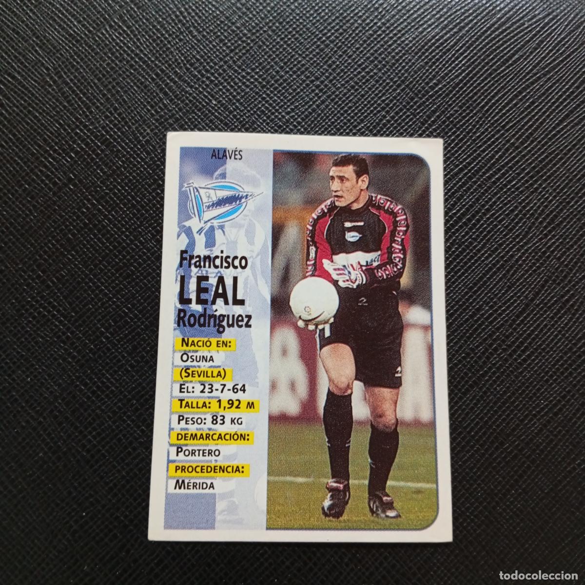 Cartes &agrave; collectionner de Football: 314 LEAL ALAVES PANINI 1998 1999 CROMO FUTBOL 98 99 - SIN PEGAR - A151 PG1