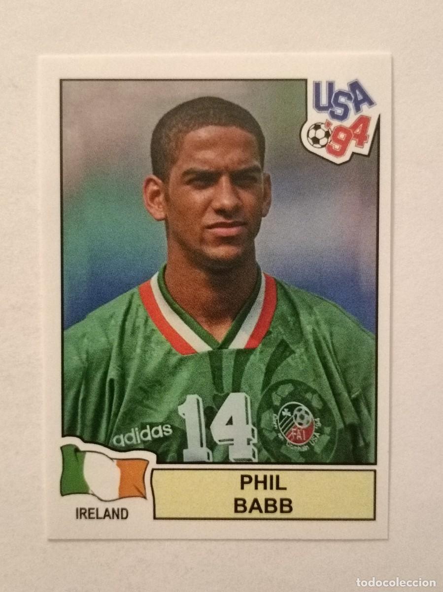 Cartes &agrave; collectionner de Football: PHIL BABB (IRLANDA) MUNDIAL USA 94 PANINI