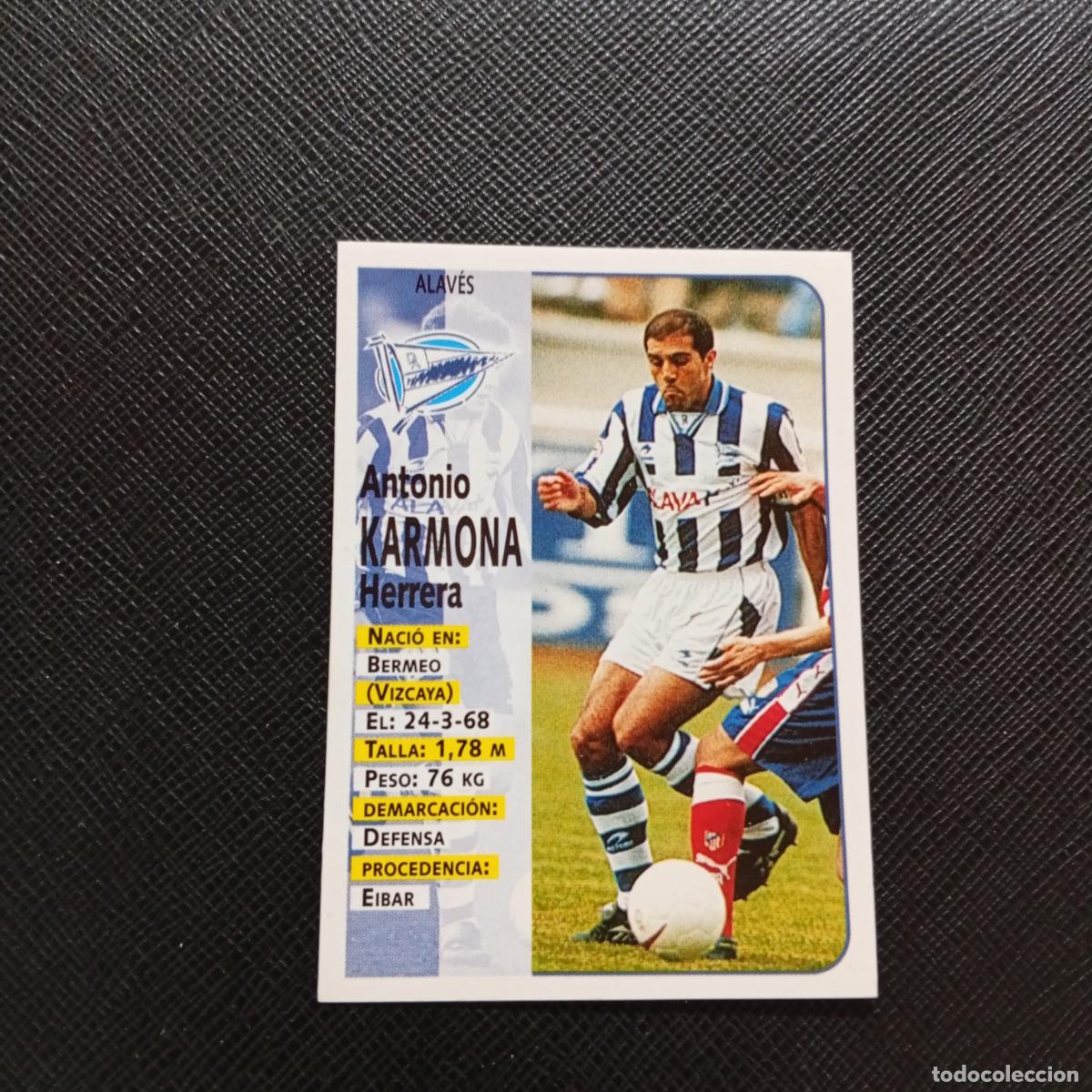 Cromos de F&uacute;tbol: 316 KARMONA ALAVES PANINI 1998 1999 CROMO FUTBOL 98 99 - SIN PEGAR - A151 PG1