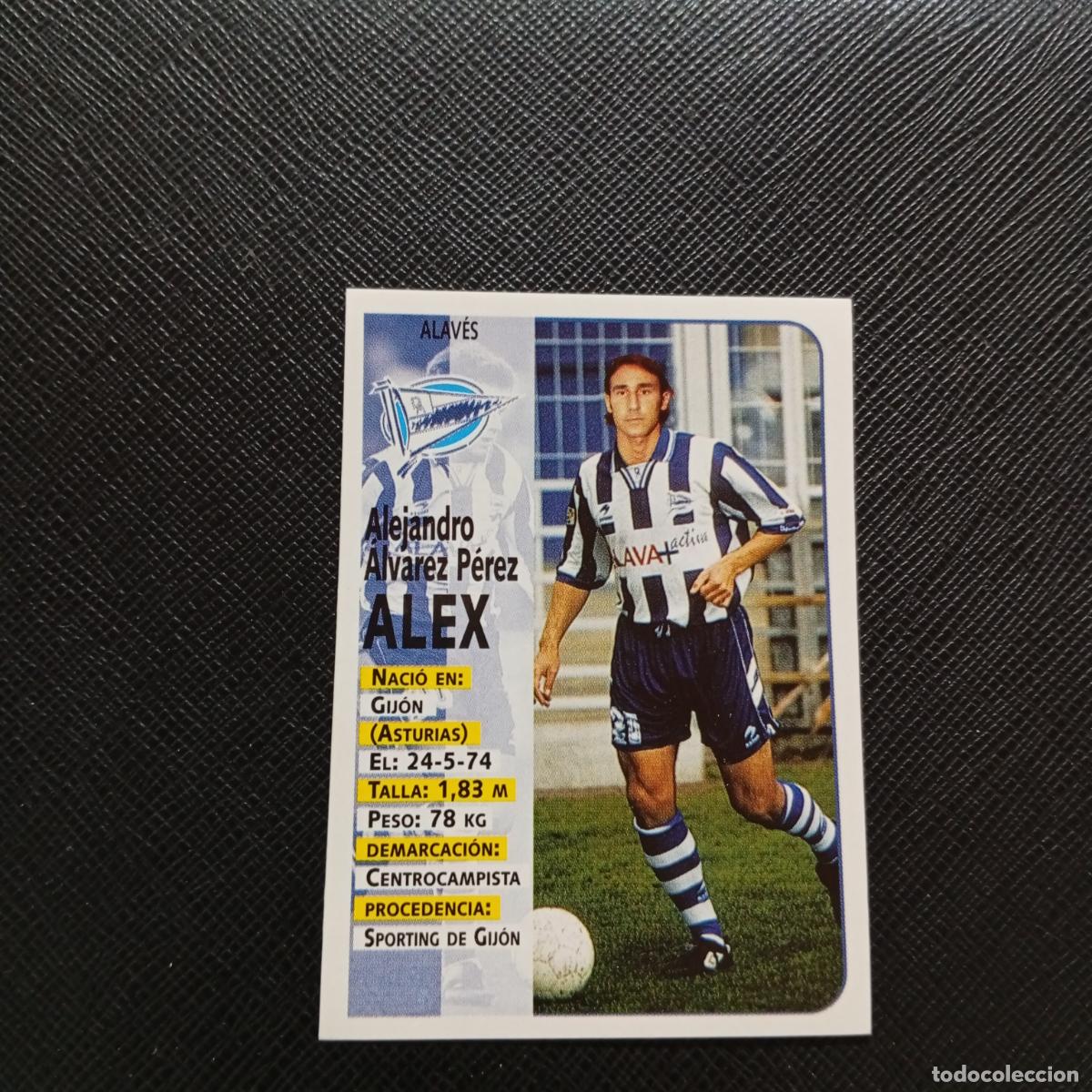 Cromos de F&uacute;tbol: 318 ALEX ALAVES PANINI 1998 1999 CROMO FUTBOL 98 99 - SIN PEGAR - A151 PG1
