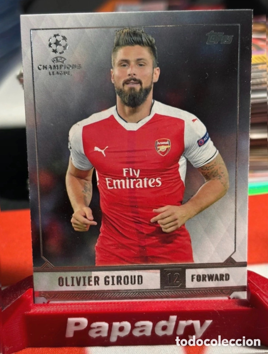 Cromos de F&uacute;tbol: 2016-17 Topps UCL Showcase Olivier Giroud #2 Arsenal