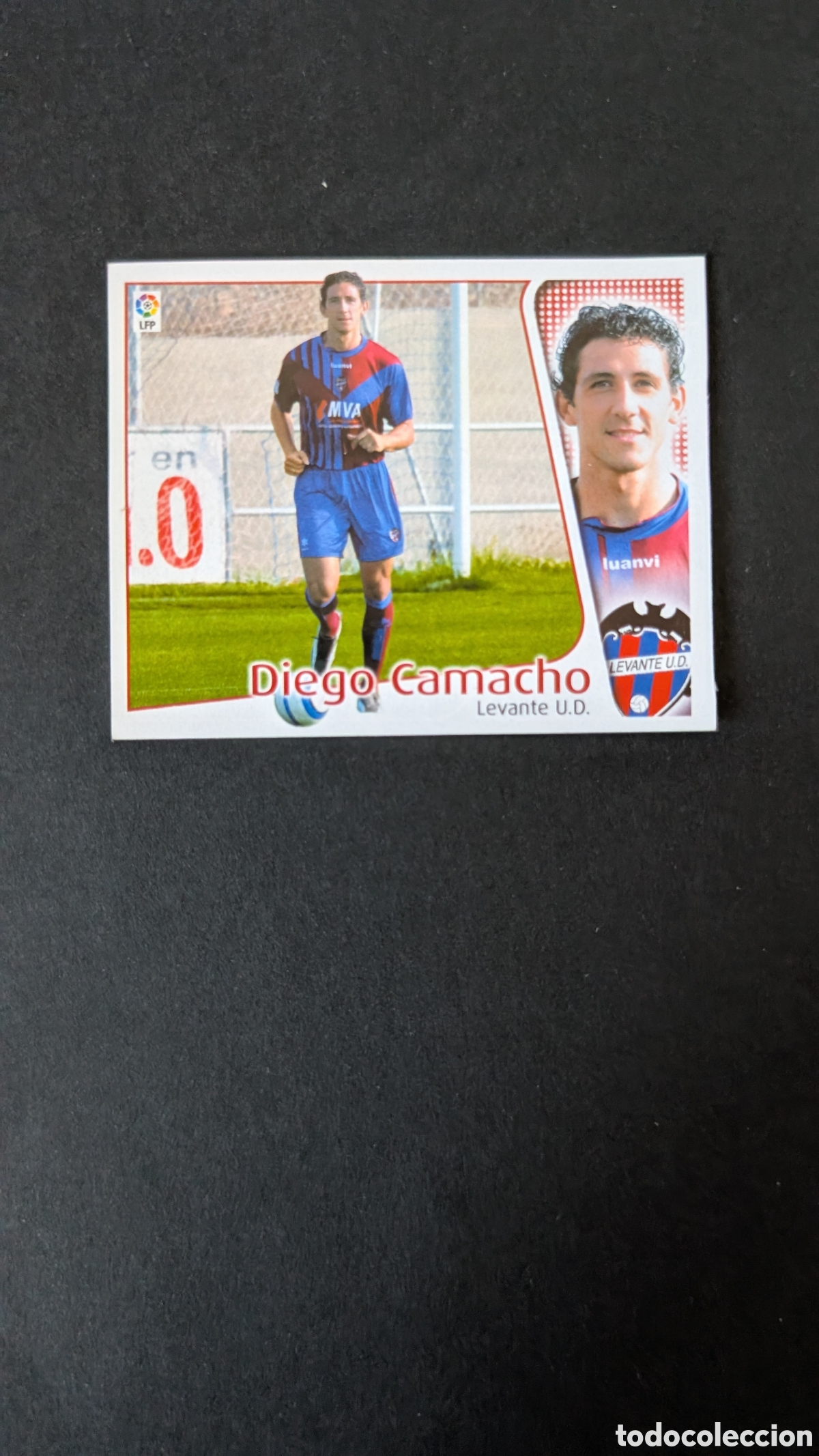 Cartes &agrave; collectionner de Football: DIEGO CAMACHO LEVANTE FICHAJE 25 LIGA ESTE 2004/05 04 05 RECORTADO