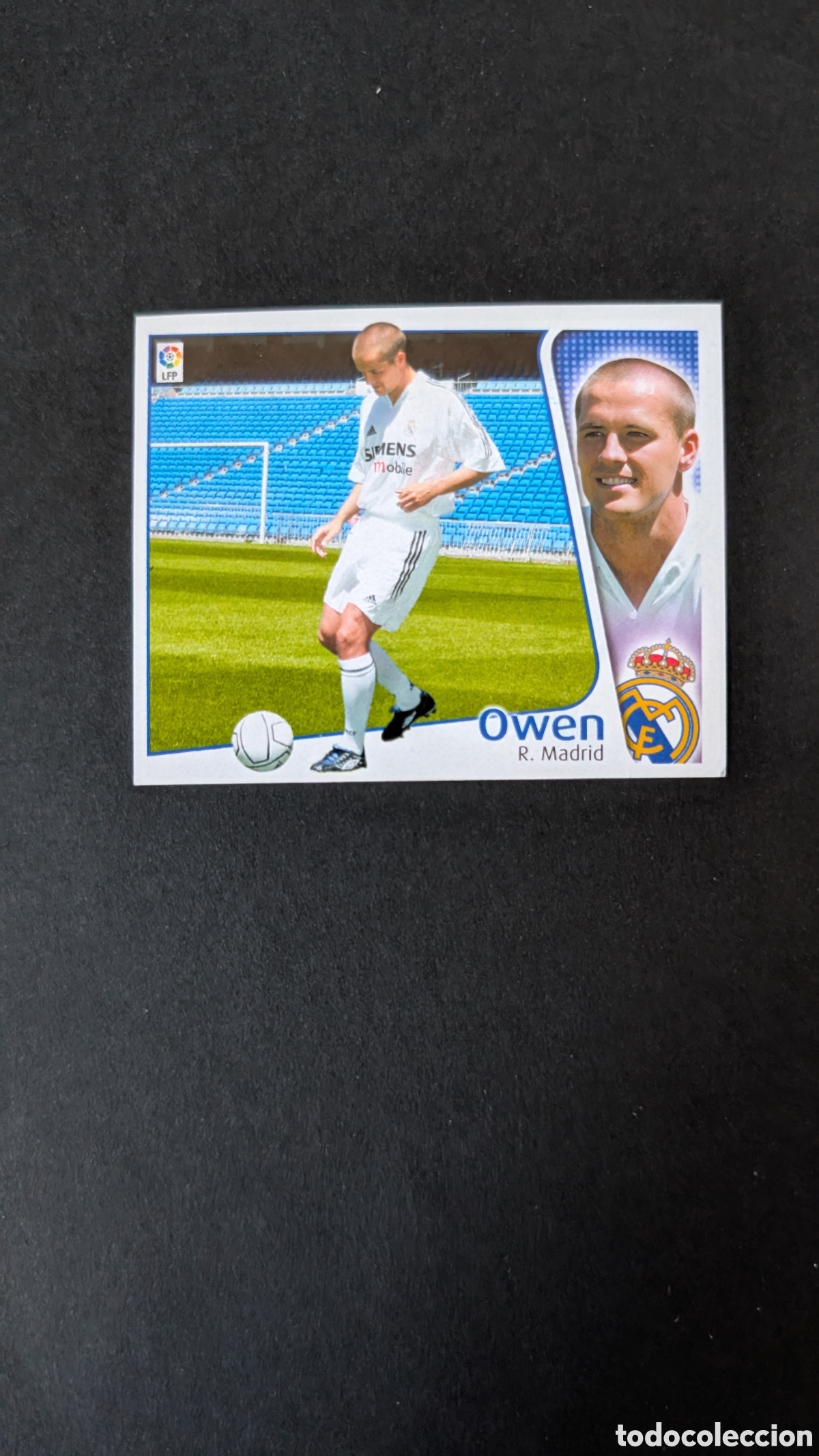Cartes &agrave; collectionner de Football: OWEN REAL MADRID FICHAJE 29 LIGA ESTE 2004/05 04 05 RECORTADO