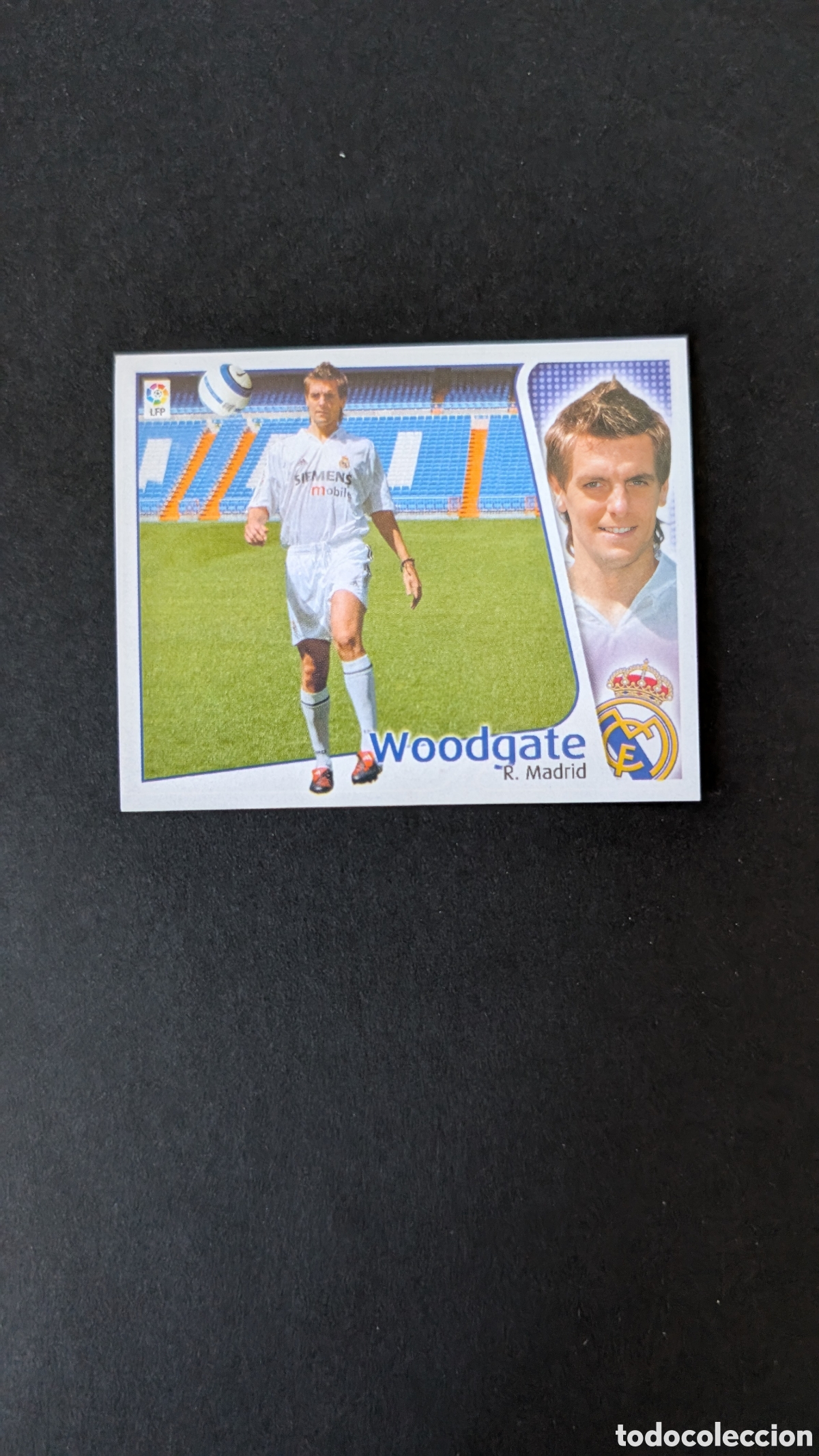 Cartes &agrave; collectionner de Football: WOODGATE REAL MADRID FICHAJE 38 LIGA ESTE 2004/05 04 05 RECORTADO