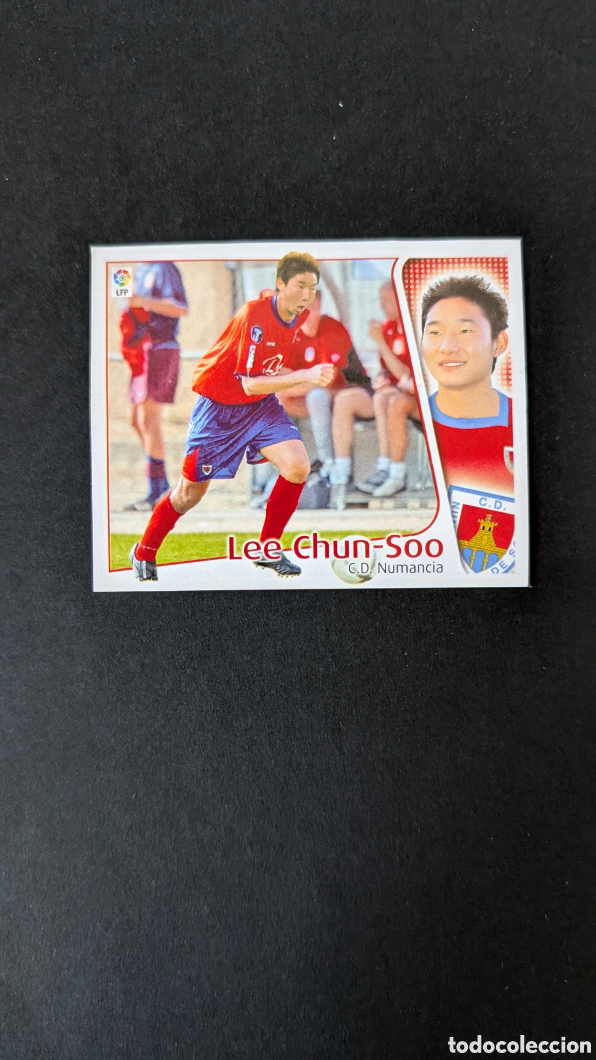 Cartes &agrave; collectionner de Football: LEE CHUN SOO NUMANCIA FICHAJE 42 LIGA ESTE 2004/05 04 05 RECORTADO