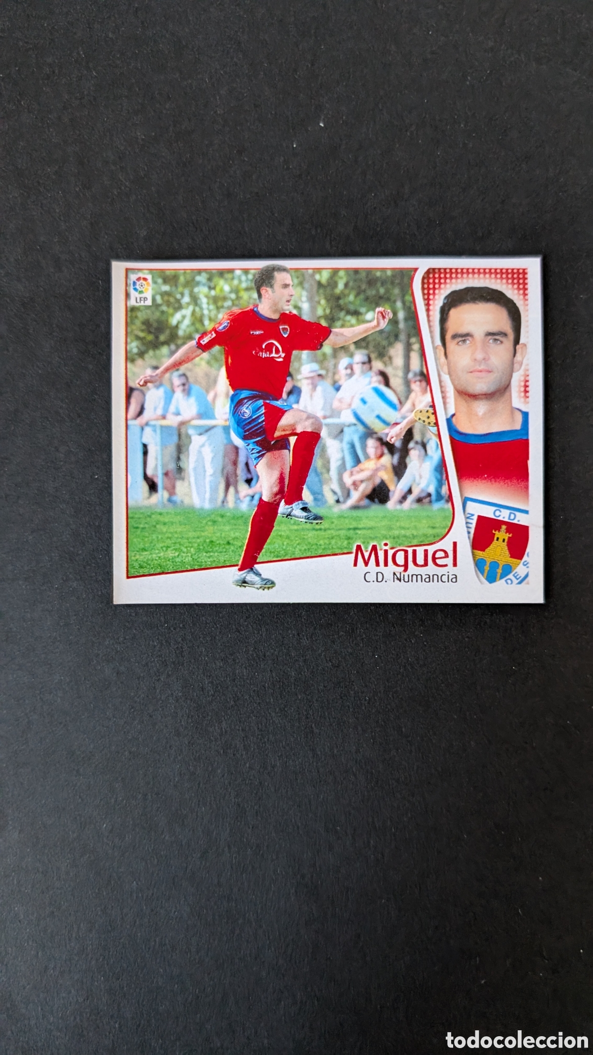 Fu&szlig;ball-Sticker: MIGUEL NUMANCIA FICHAJE 46 LIGA ESTE 2004/05 04 05 RECORTADO