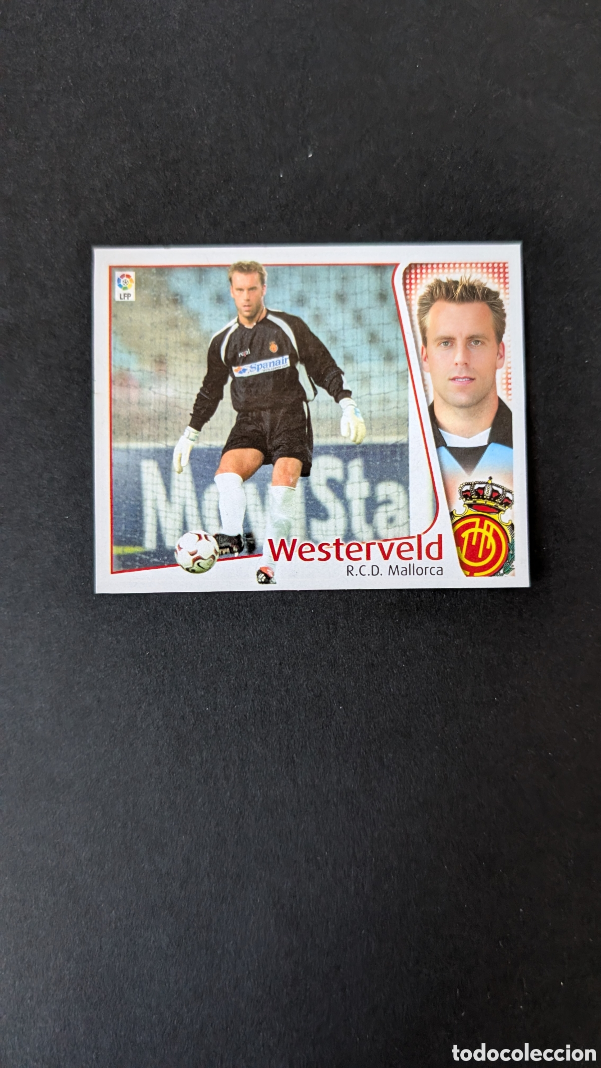 Cartes &agrave; collectionner de Football: WESTERVELD MALLORCA FICHAJE 48 LIGA ESTE 2004/05 04 05 RECORTADO