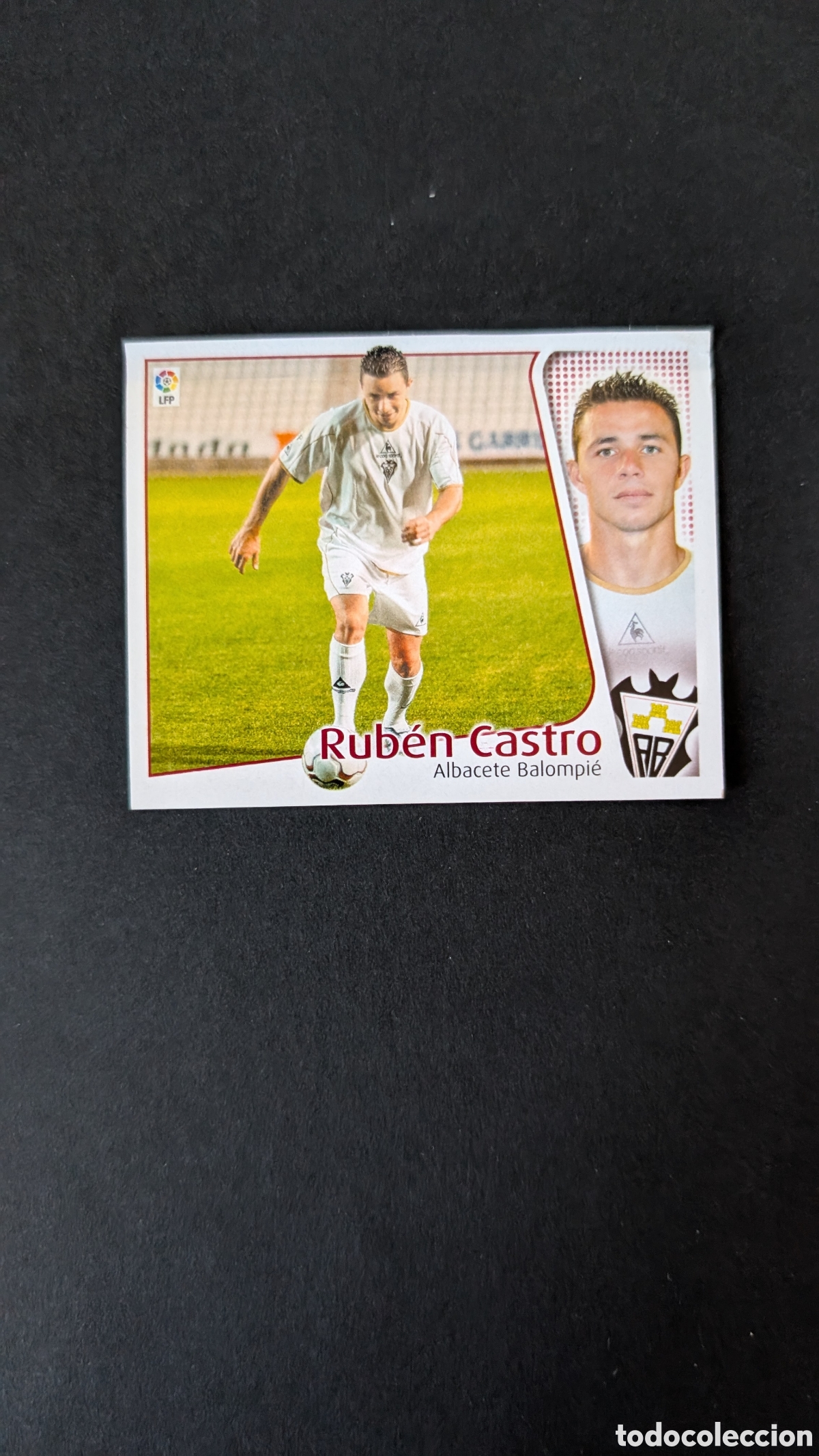 Cartes &agrave; collectionner de Football: RUBEN CASTRO ALBACETE COLOCA LIGA ESTE 2004/05 04 05 VENTANILLA