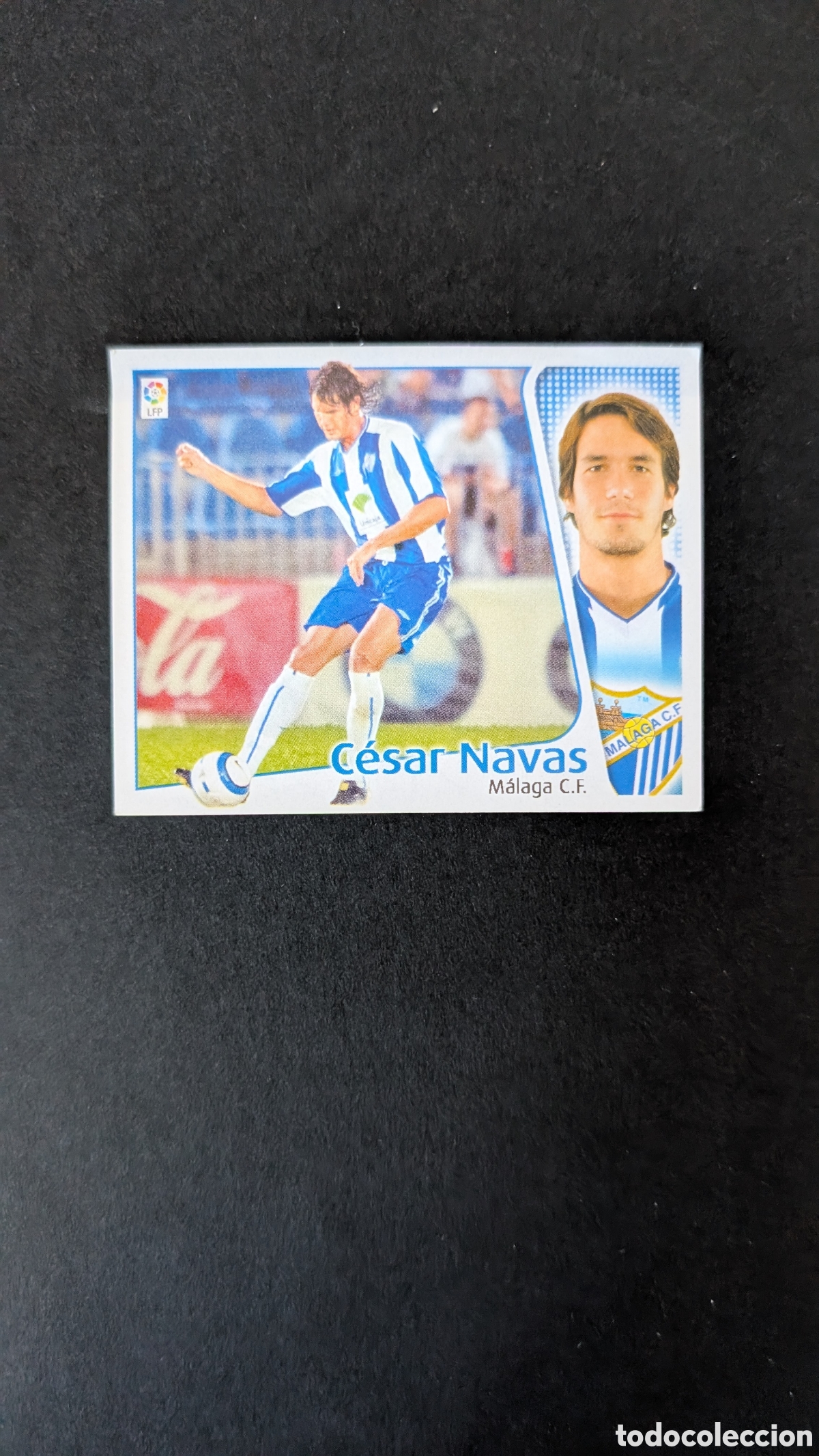 Cartes &agrave; collectionner de Football: CESAR NAVAS MALAGA COLOCA LIGA ESTE 2004/05 04 05 VENTANILLA