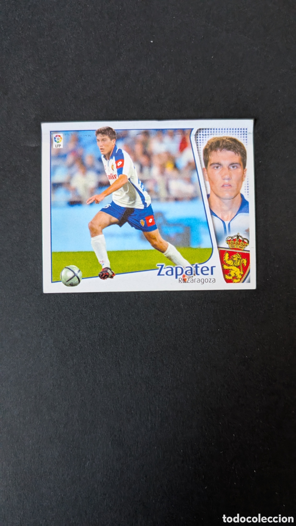 Cromos de F&uacute;tbol: ZAPATER ZARAGOZA COLOCA LIGA ESTE 2004/05 04 05 VENTANILLA