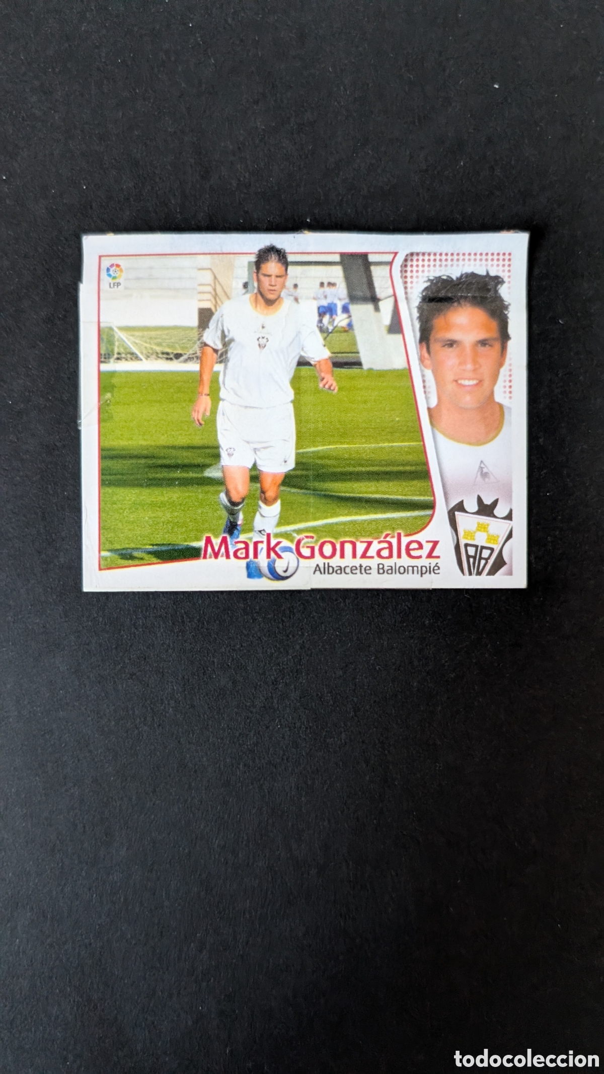 Cromos de F&uacute;tbol: MARK GONZALEZ ALBACETE LIGA ESTE 2004/05 04 05 VENTANILLA