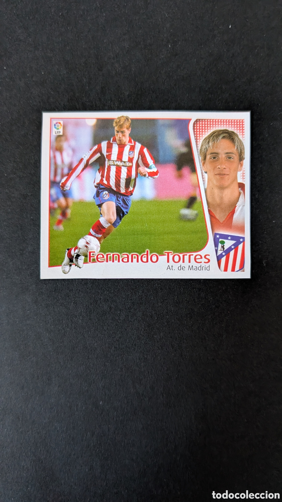 Cromos de F&uacute;tbol: FERNANDO TORRES ATLETICO MADRID LIGA ESTE 2004/05 04 05 RECORTADO