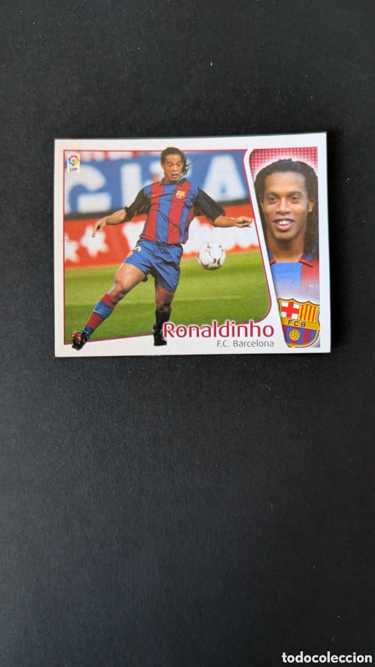 Cromos de F&uacute;tbol: RONALDINHO BARCELONA LIGA ESTE 2004/05 04 05 RECORTADO