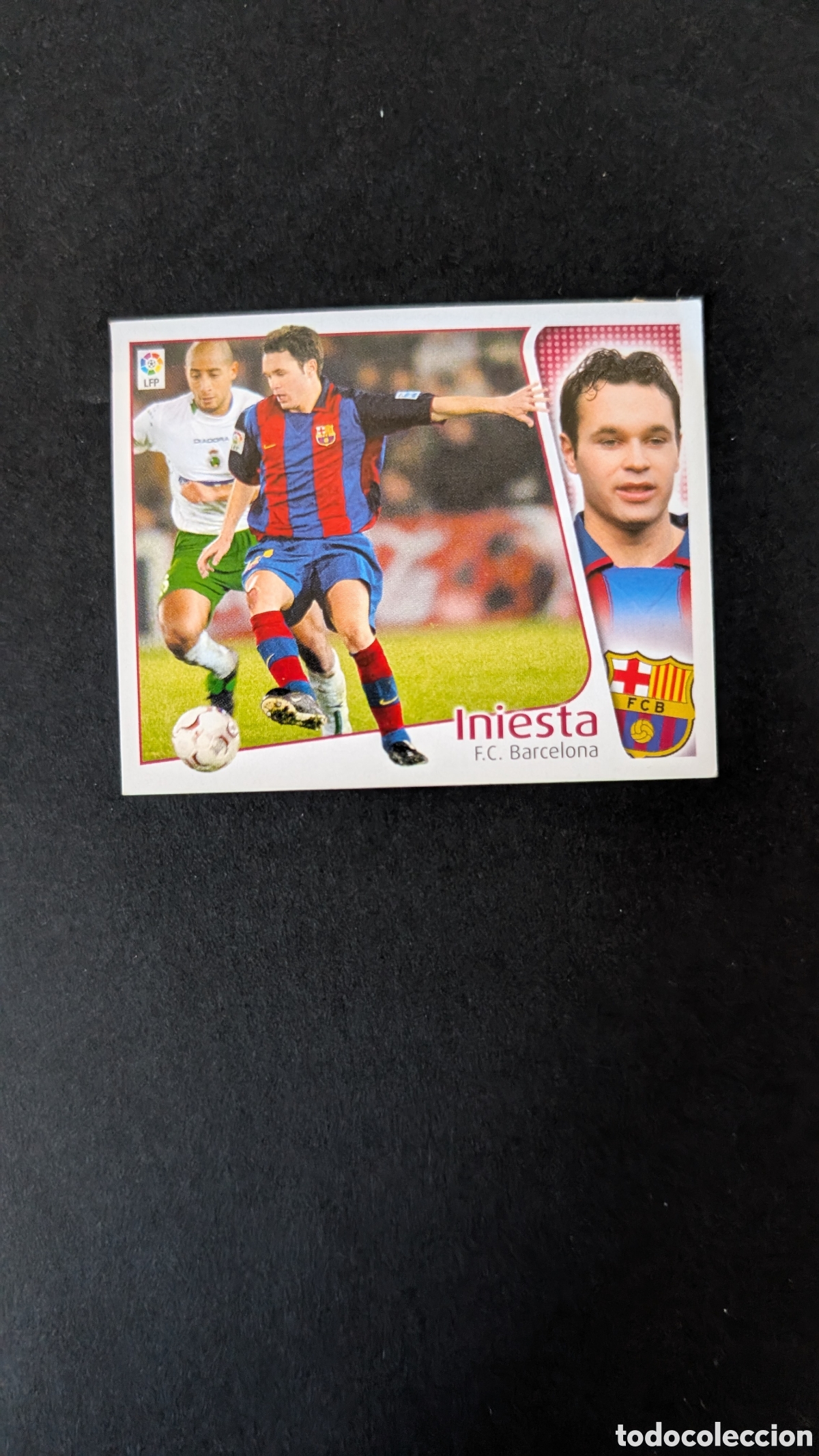 Cromos de F&uacute;tbol: INIESTA BARCELONA LIGA ESTE 2004/05 04 05 VENTANILLA