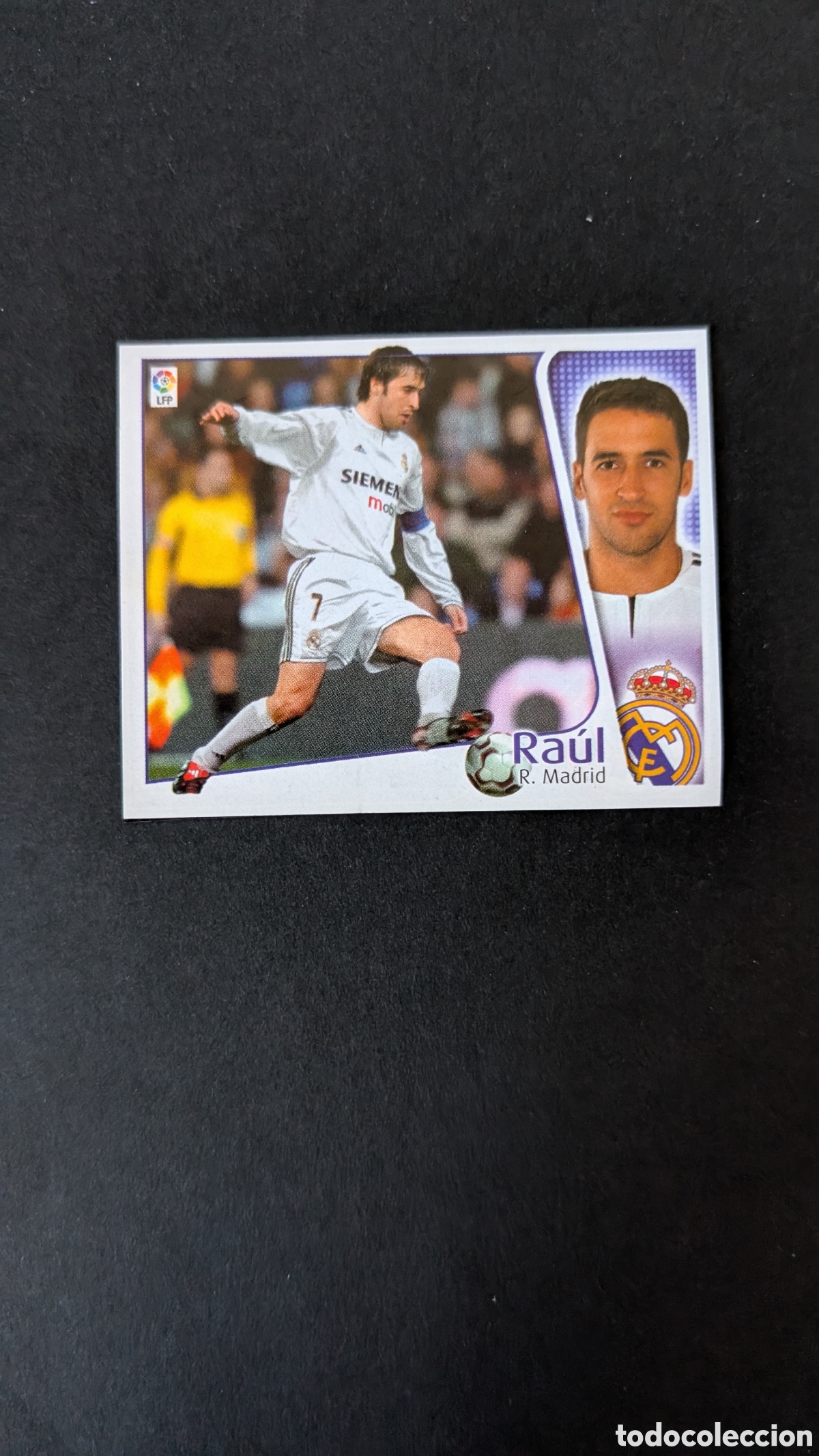 Cromos de F&uacute;tbol: RAUL REAL MADRID LIGA ESTE 2004/05 04 05 RECORTADO