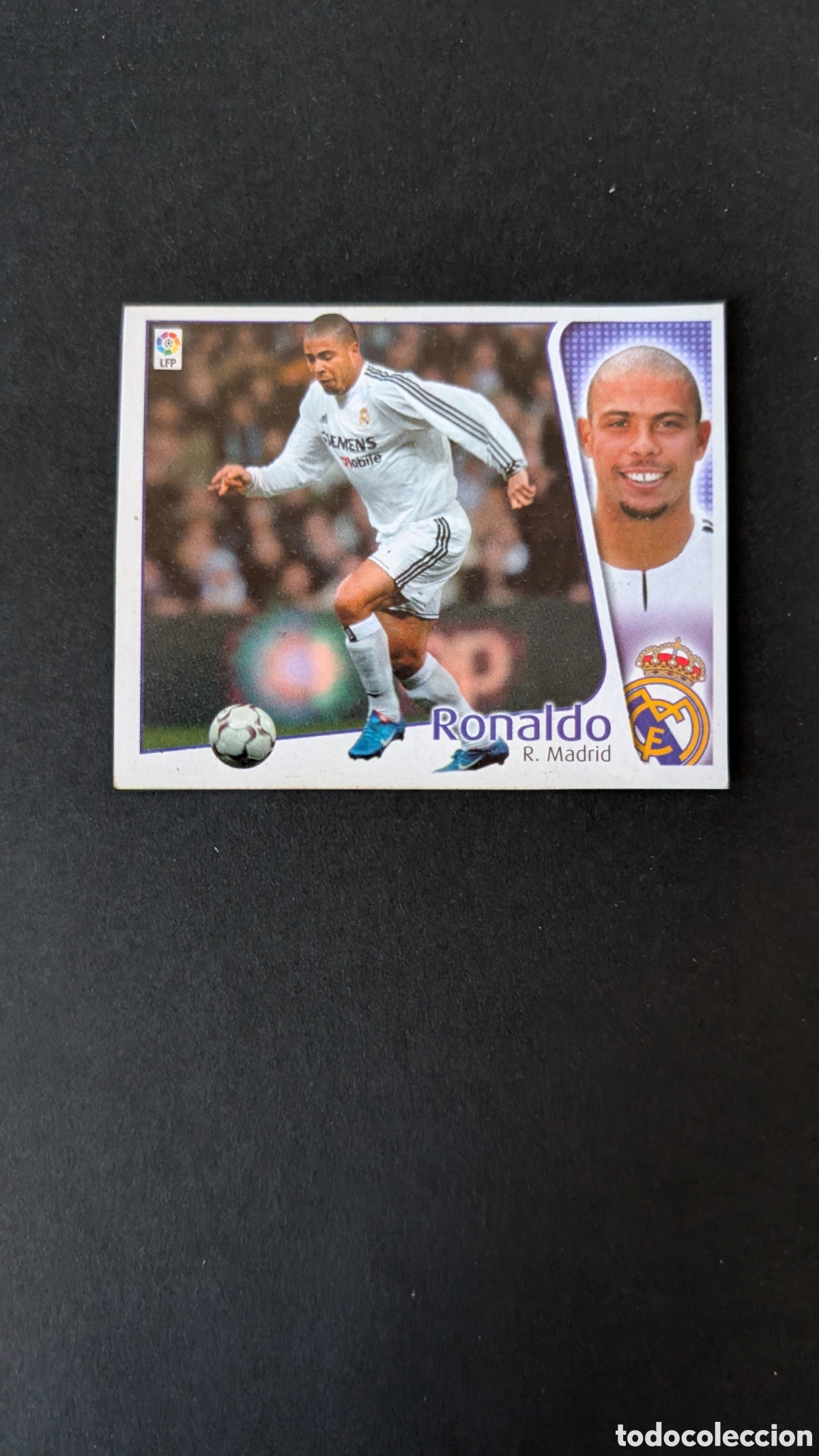 Cromos de F&uacute;tbol: RONALDO REAL MADRID LIGA ESTE 2004/05 04 05 RECORTADO