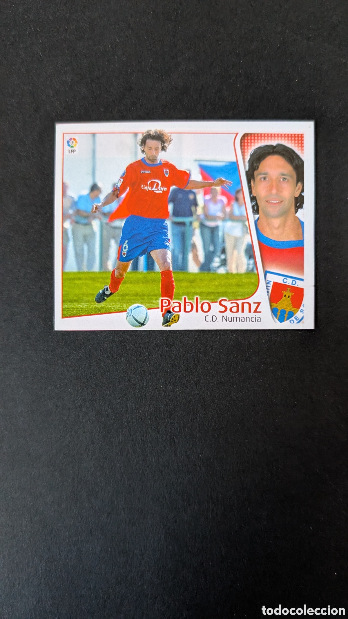 Cromos de F&uacute;tbol: PABLO SANZ NUMANCIA LIGA ESTE 2004/05 04 05 RECORTADO