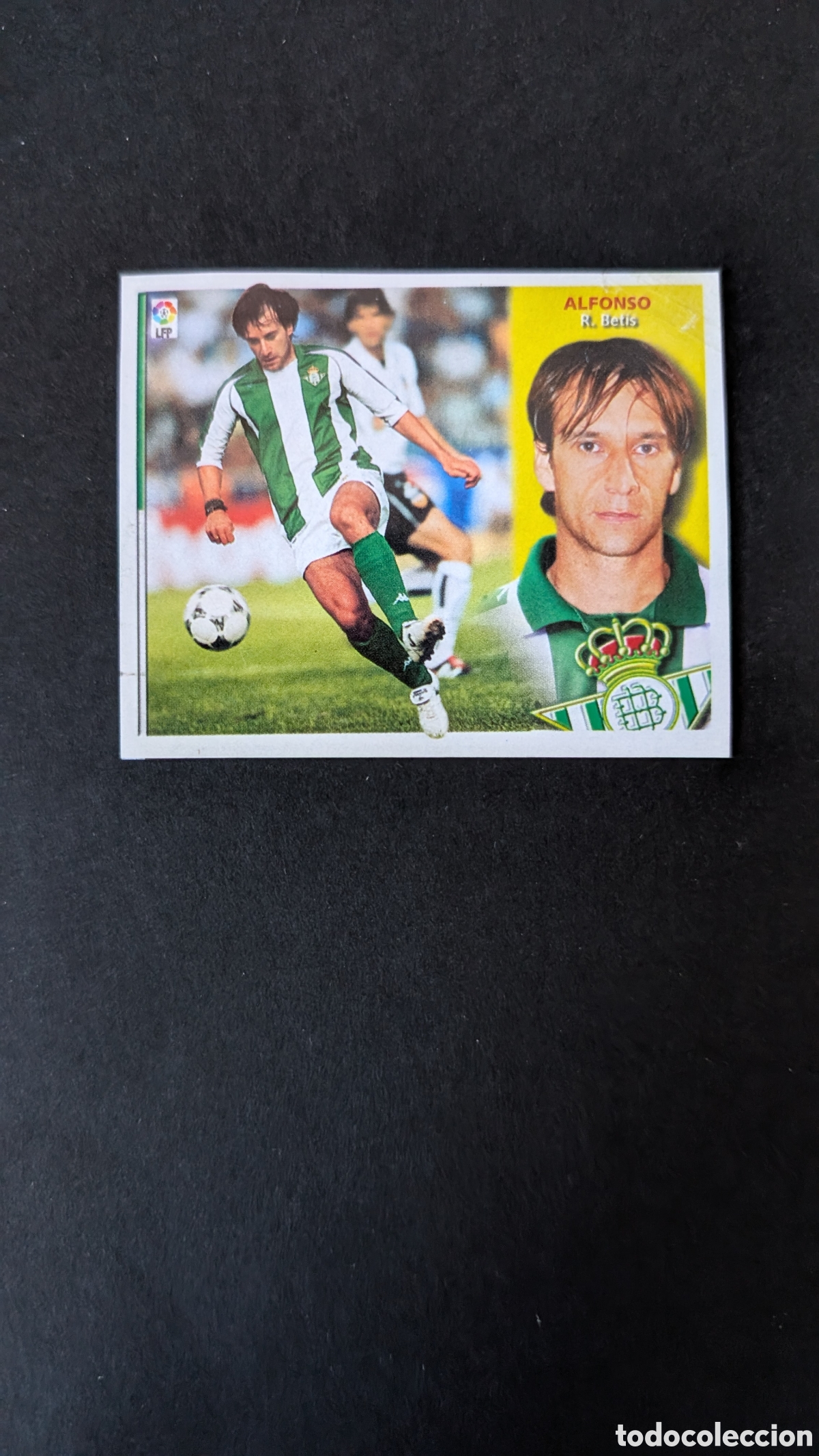 Football Stickers: ALFONSO BETIS FICHAJE 7 VERSION LIGA ESTE 2002/03 02 03 RECORTADO