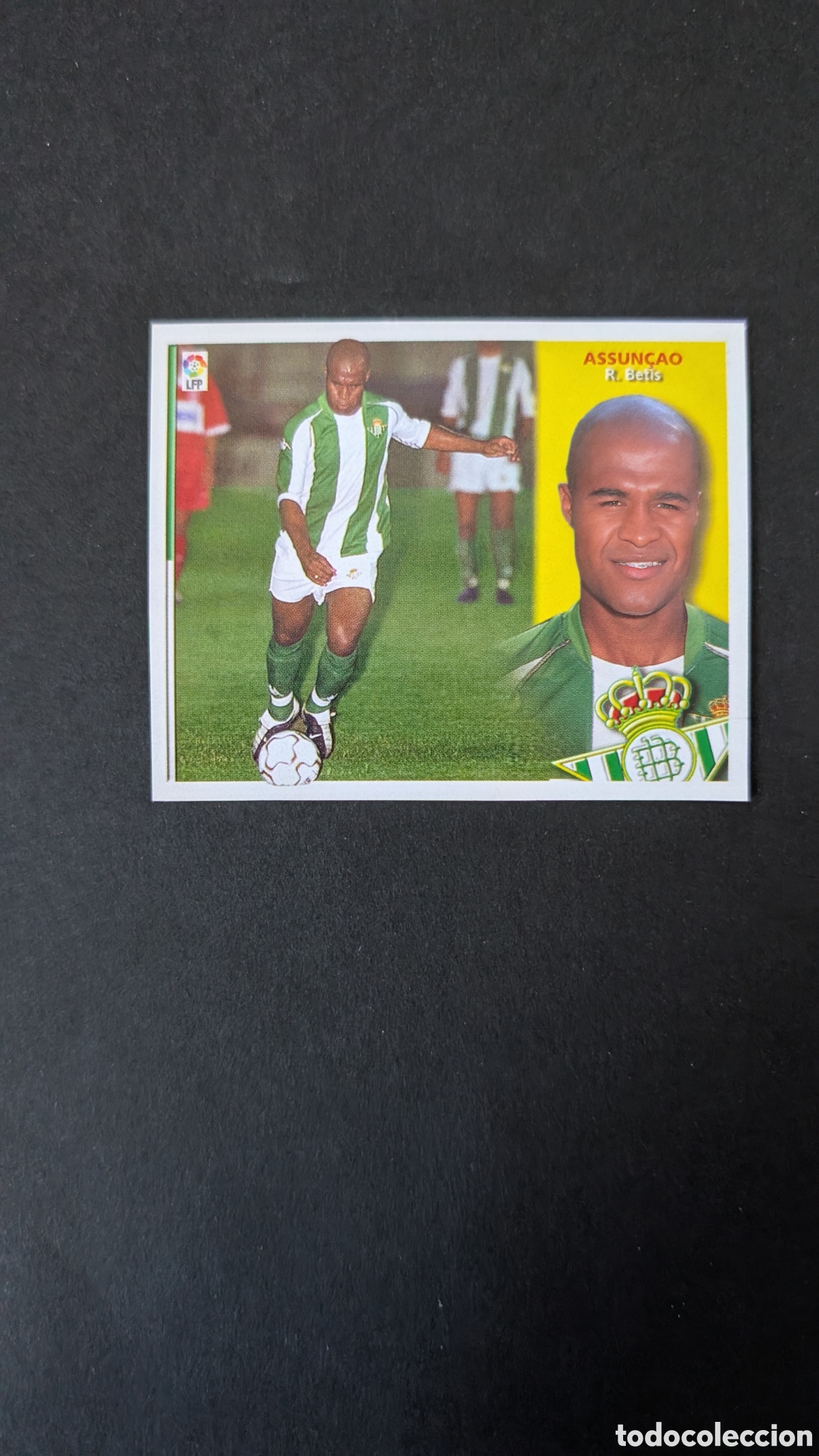 Football Stickers: ASSUNCAO BETIS FICHAJE 18 LIGA ESTE 2002/03 02 03 RECORTADO
