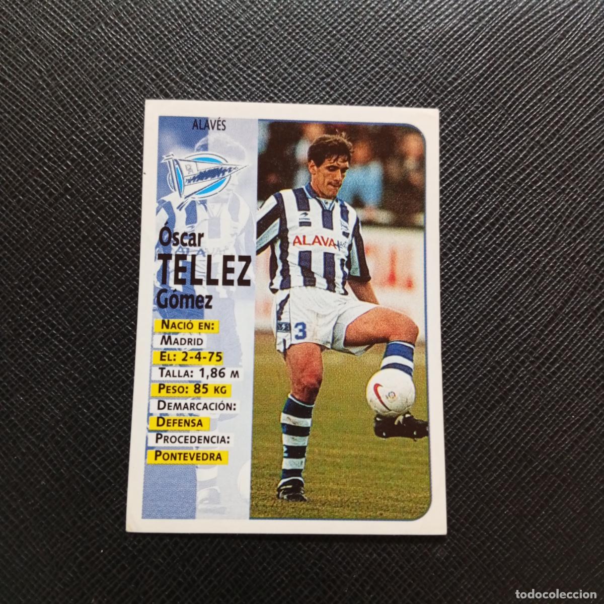 Cromos de F&uacute;tbol: 318 TELLEZ ALAVES PANINI 1998 1999 CROMO FUTBOL 98 99 - SIN PEGAR - A151 PG1
