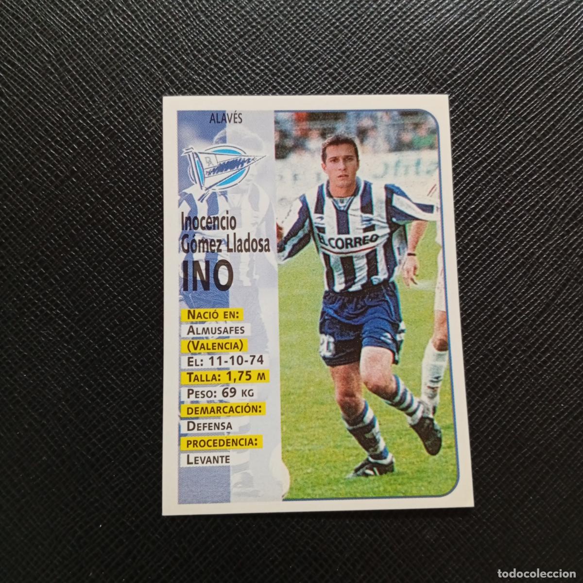 Cromos de F&uacute;tbol: 319 INO ALAVES PANINI 1998 1999 CROMO FUTBOL 98 99 - SIN PEGAR - A151 PG1