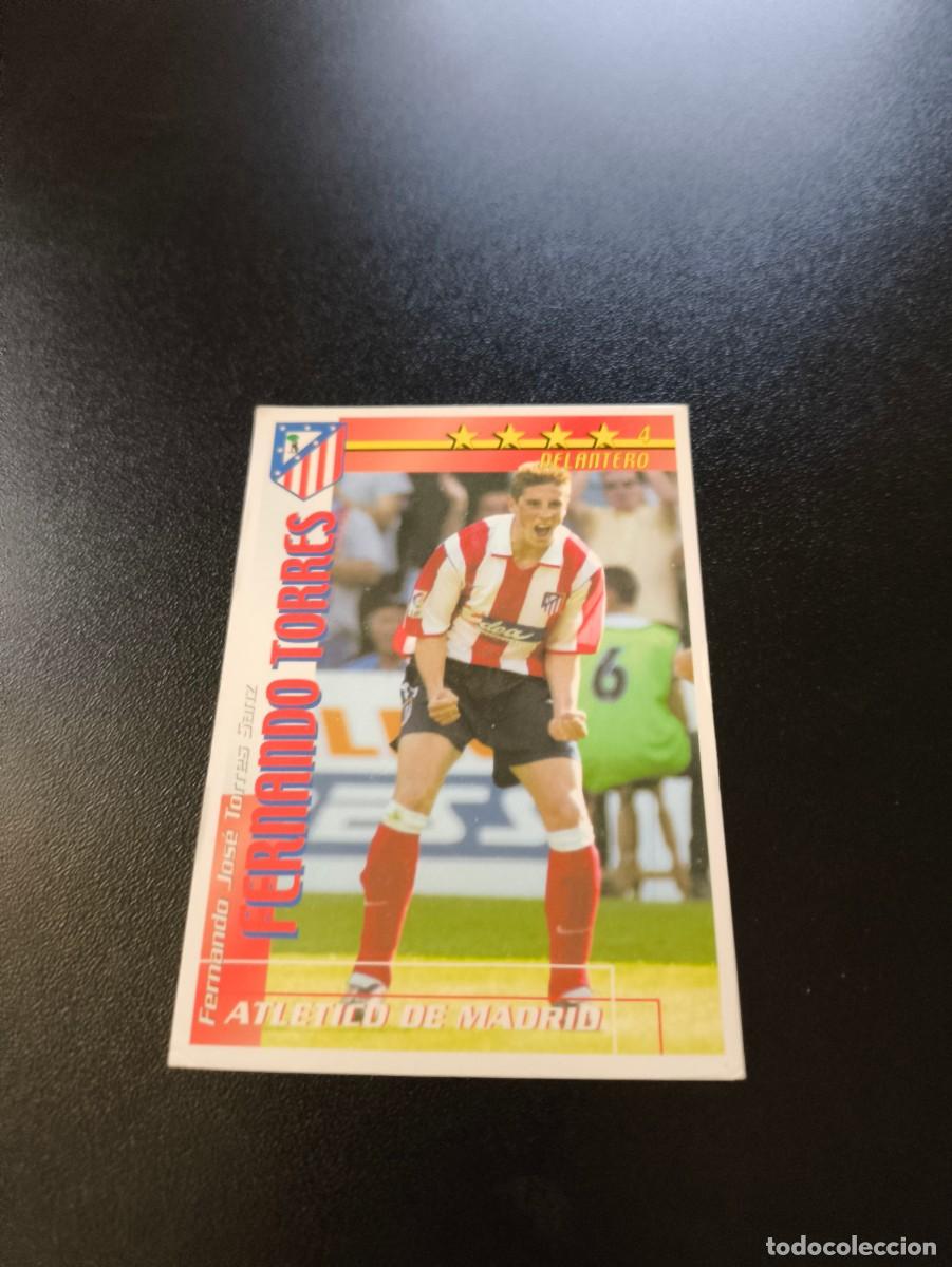 Cromos de F&uacute;tbol: FERNANDO TORRES ROOKIE CARD ATLETICO DE MADRID MATCH TOTAL MAGIC BOX INT 02 03 2002 2003 NO PANINI