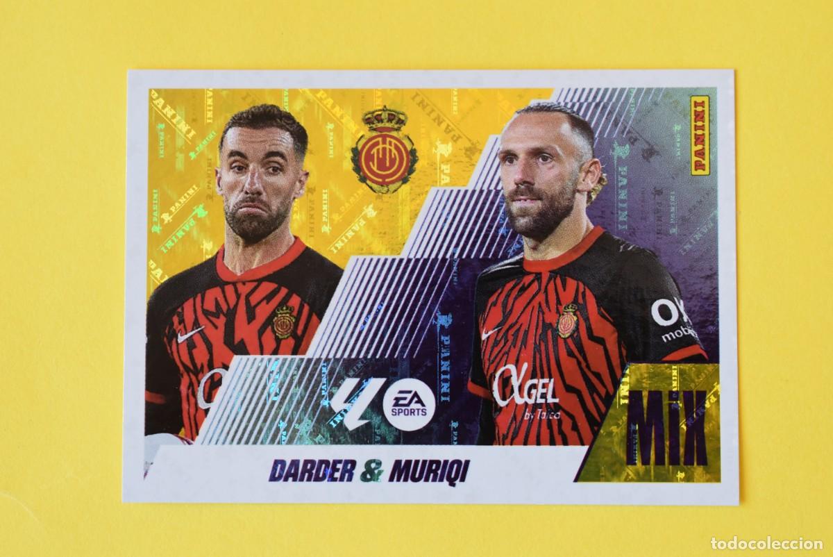 Cromos de F&uacute;tbol: Cromo Liga 25 26. 2025 2026. Darder & Muriqi. Mix. Mallorca. Colecciones ESTE. Panini