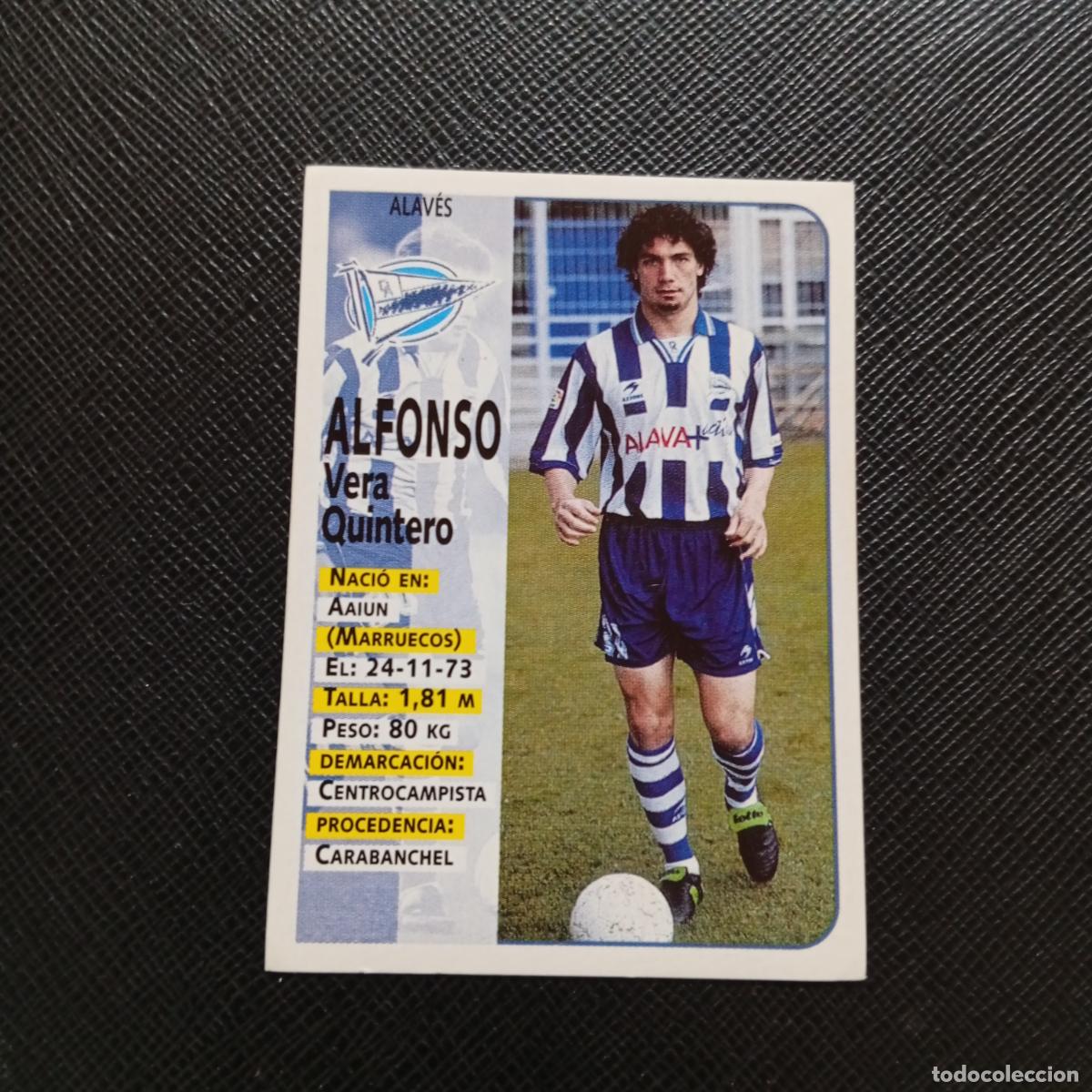 Cromos de F&uacute;tbol: 321 ALFONSO ALAVES PANINI 1998 1999 CROMO FUTBOL 98 99 - SIN PEGAR - A151 PG1