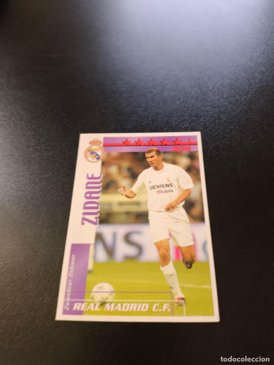 Cromos de F&uacute;tbol: ZIDANE REAL MADRID FRANCE MATCH TOTAL MAGIC BOX INT 02 03 2002 2003 NO PANINI LIGA ESTE