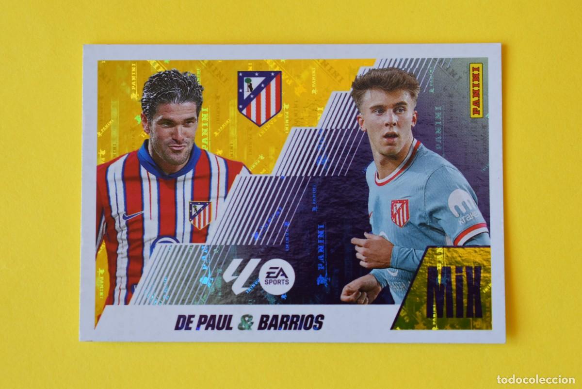 Figurine di Calcio: Cromo Liga 25 26. 2025 2026. De Paul & Barrios. Mix. N. &ordm; 6. Atl&eacute;tico de Madrid. Panini