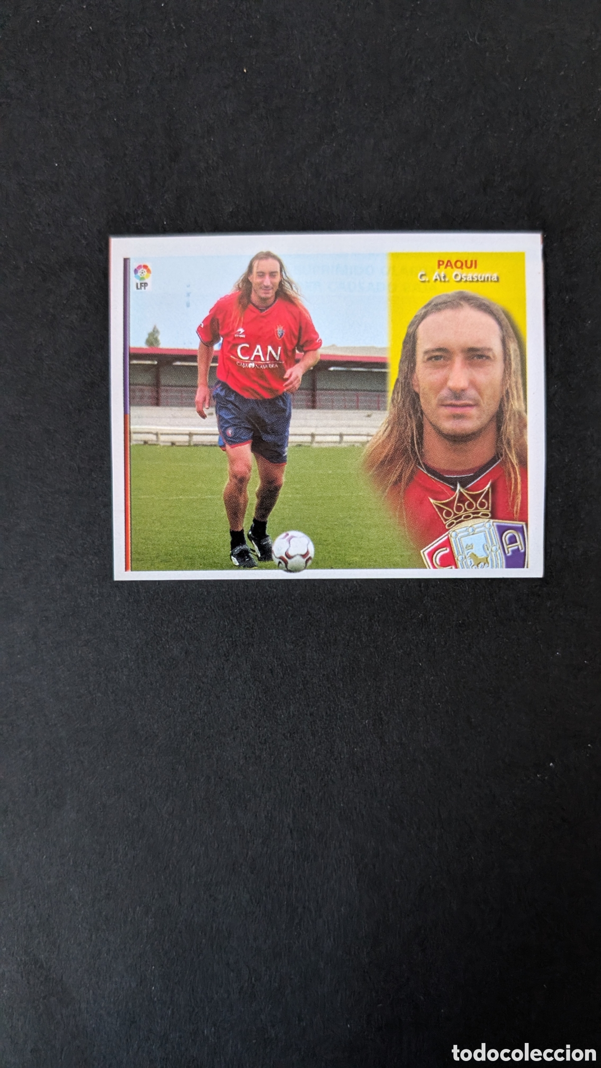 Figurine di Calcio: PAQUI OSASUNA COLOCA LIGA ESTE 2002/03 02 03 RECORTADO