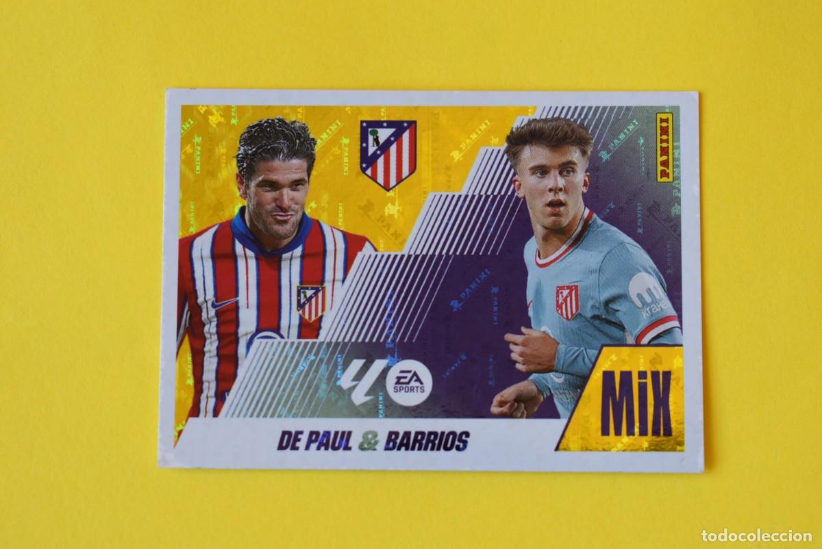 Figurine di Calcio: Cromo Liga 25 26. 2025 2026. De Paul & Barrios. Mix. N. &ordm; 6. Atl&eacute;tico de Madrid. Panini