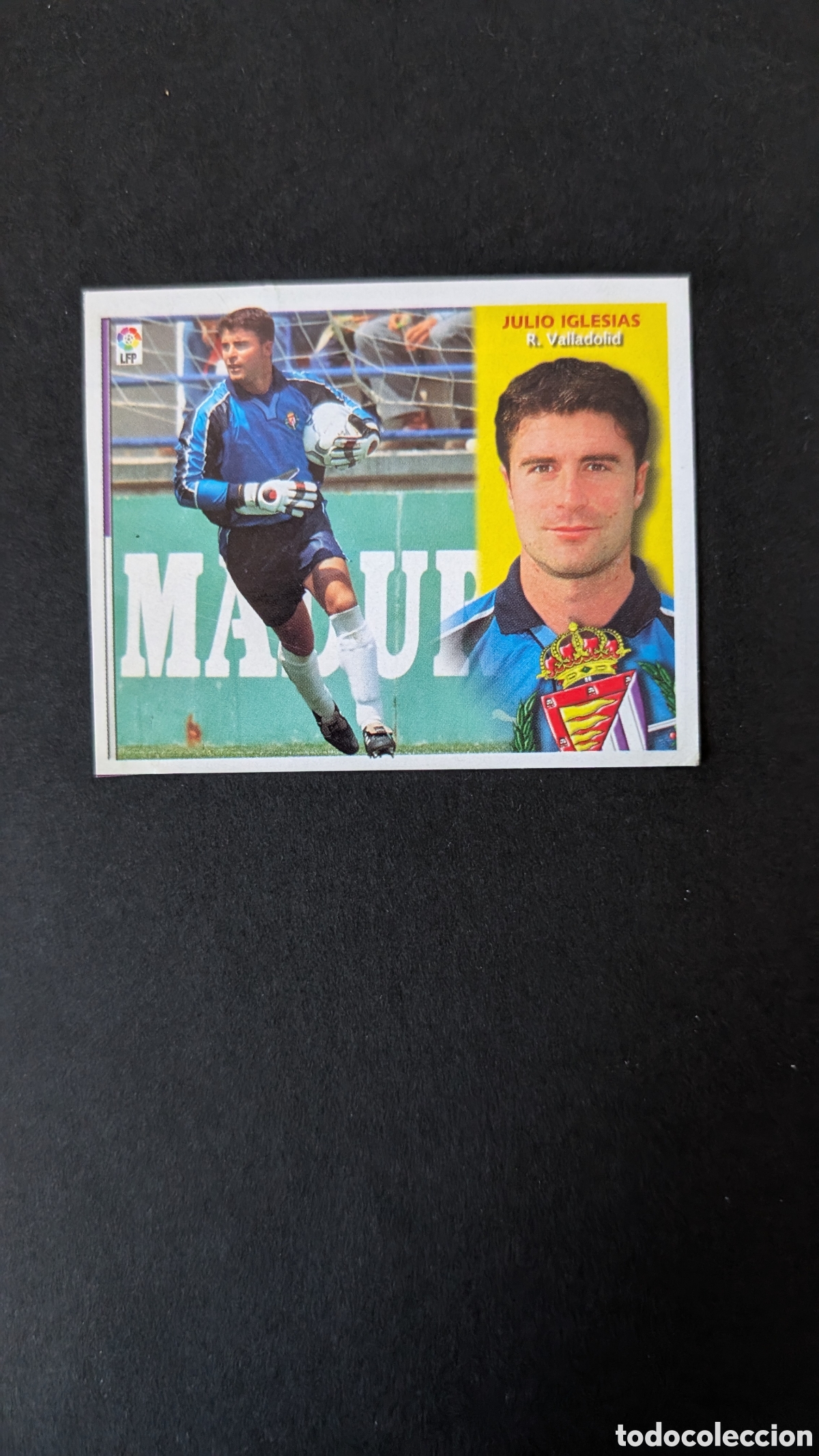 Figurine di Calcio: JULIO IGLESIAS VALLADOLID COLOCA LIGA ESTE 2002/03 02 03 RECORTADO