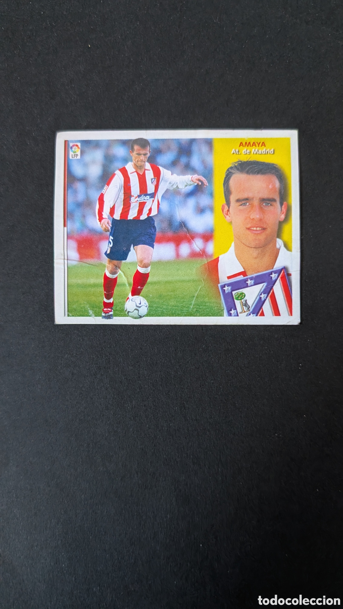 Figurine di Calcio: AMAYA ATLETICO MADRID BAJA LIGA ESTE 2002/03 02 03 RECORTADO