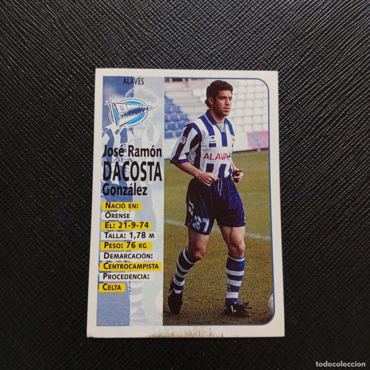 Figurine di Calcio: 323 DACOSTA ALAVES PANINI 1998 1999 CROMO FUTBOL 98 99 - SIN PEGAR - A151 PG10