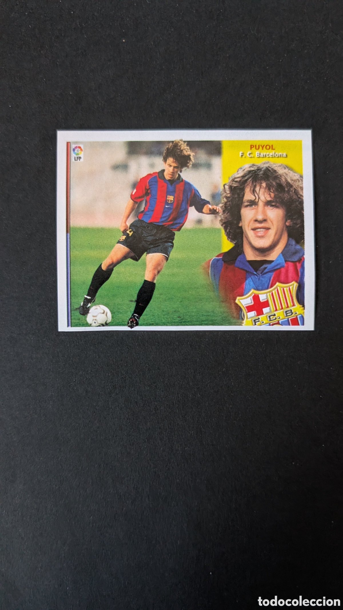Fu&szlig;ball-Sticker: PUYOL BARCELONA LIGA ESTE 2002/03 02 03 RECORTADO