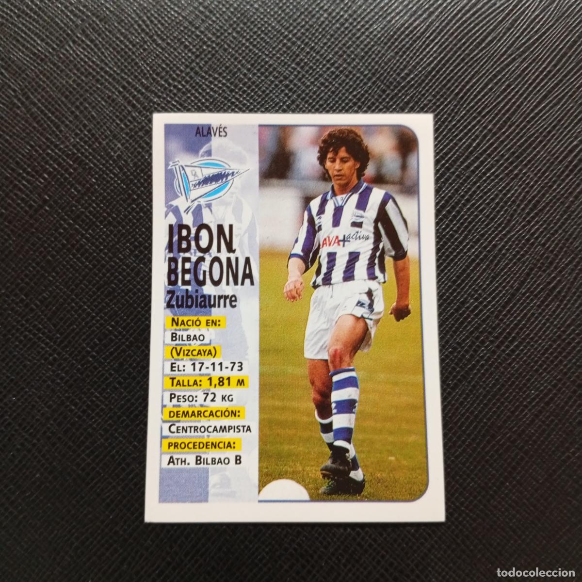 Fu&szlig;ball-Sticker: 324 IBON BEGO&Ntilde;A ALAVES PANINI 1998 1999 CROMO FUTBOL 98 99 - SIN PEGAR - A151 PG10