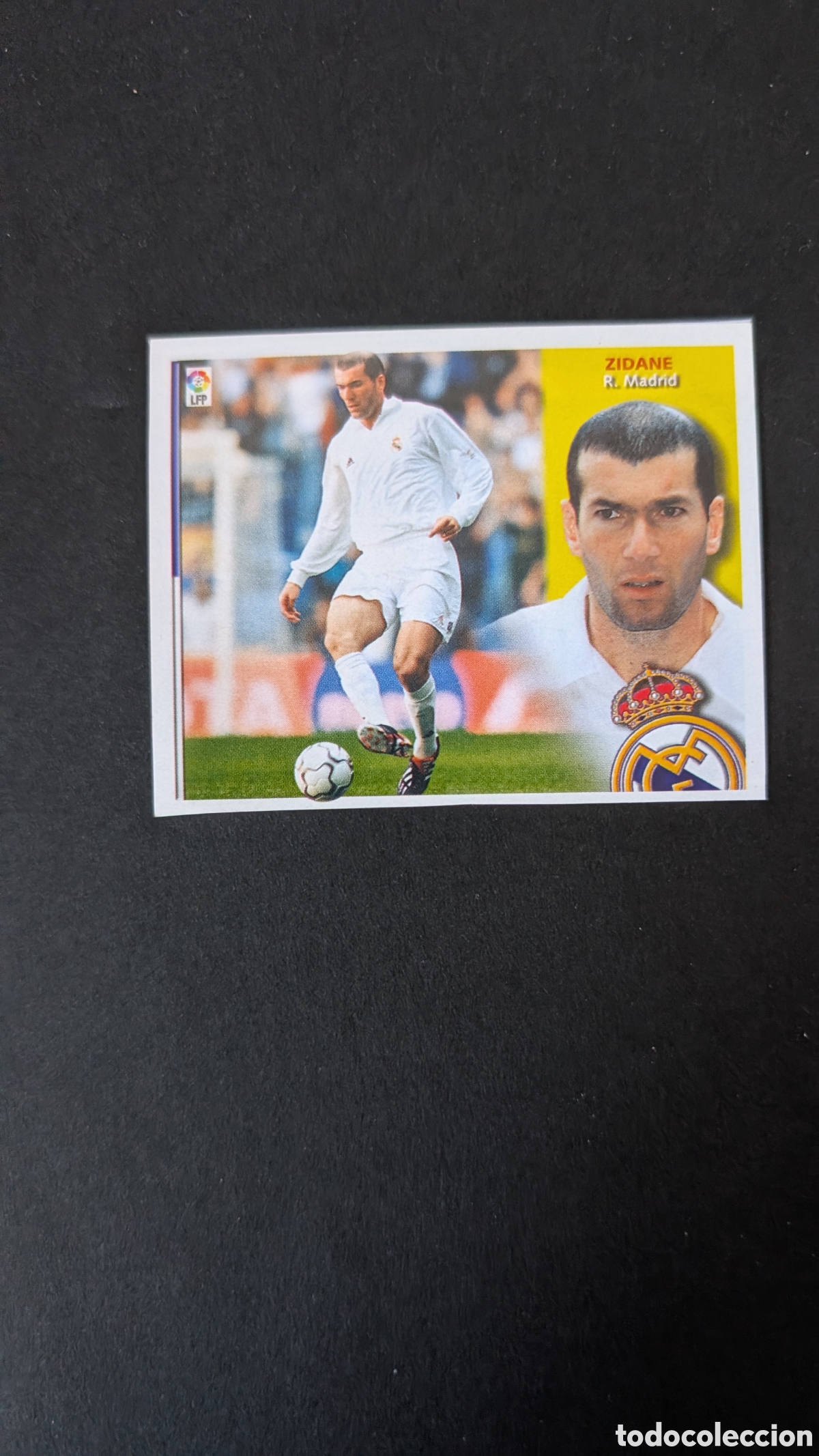 Fu&szlig;ball-Sticker: ZIDANE REAL MADRID LIGA ESTE 2002/03 02 03 RECORTADO