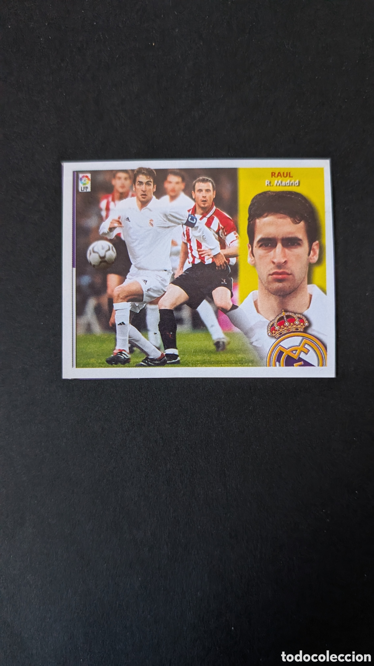Fu&szlig;ball-Sticker: RAUL REAL MADRID LIGA ESTE 2002/03 02 03 RECORTADO