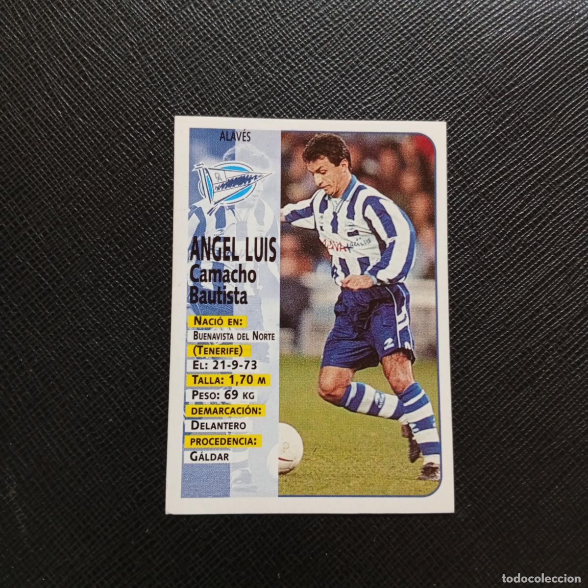 Fu&szlig;ball-Sticker: 327 ANGEL LUIS ALAVES PANINI 1998 1999 CROMO FUTBOL 98 99 - SIN PEGAR - A151 PG10
