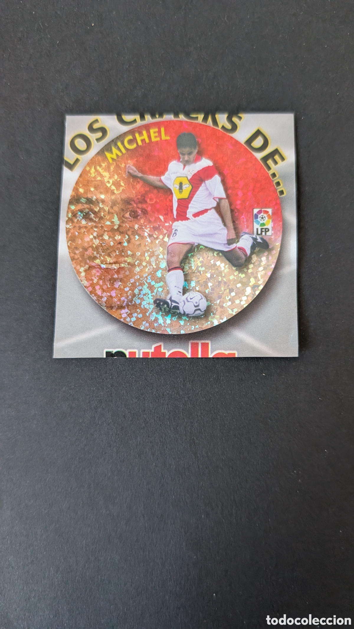 Fu&szlig;ball-Sticker: MICHEL RAYO VALLECANO NUTELLA CRACKS LIGA ESTE 2002/03 02 03 RECORTADO