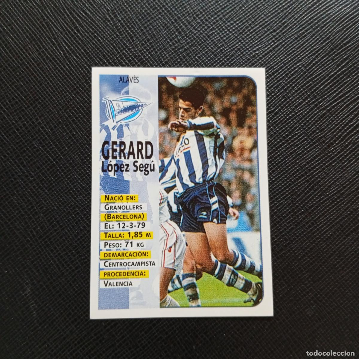 Cartes &agrave; collectionner de Football: 329 GERARD ALAVES PANINI 1998 1999 CROMO FUTBOL 98 99 - SIN PEGAR - A151 PG10